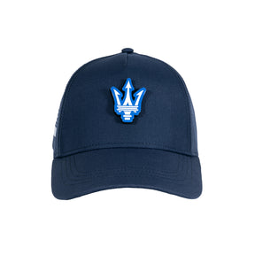 Maserati trident logo cap blue