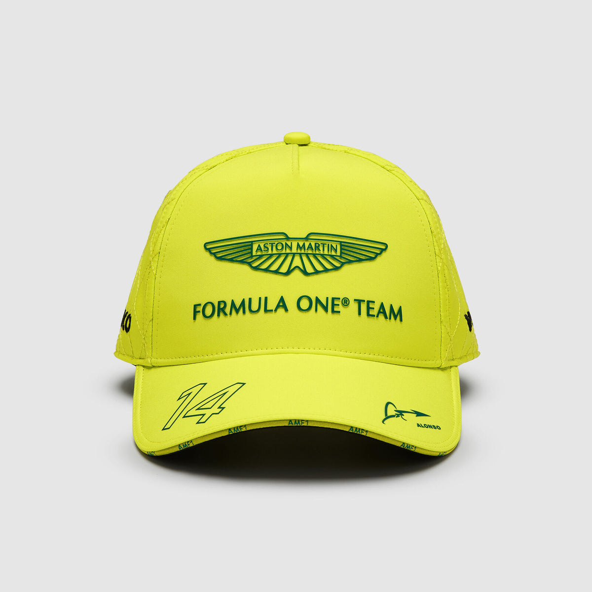 Aston Martin F1 Team Fernando Alonso Team-Cap – Limettengrün
