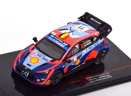 Modell IXO Hyundai i20 N WRC Rallye Monte Carlo 2023 T. Neuville