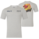 Max Verstappen T-Shirt – Red Bull Racing F1 HELMET grau