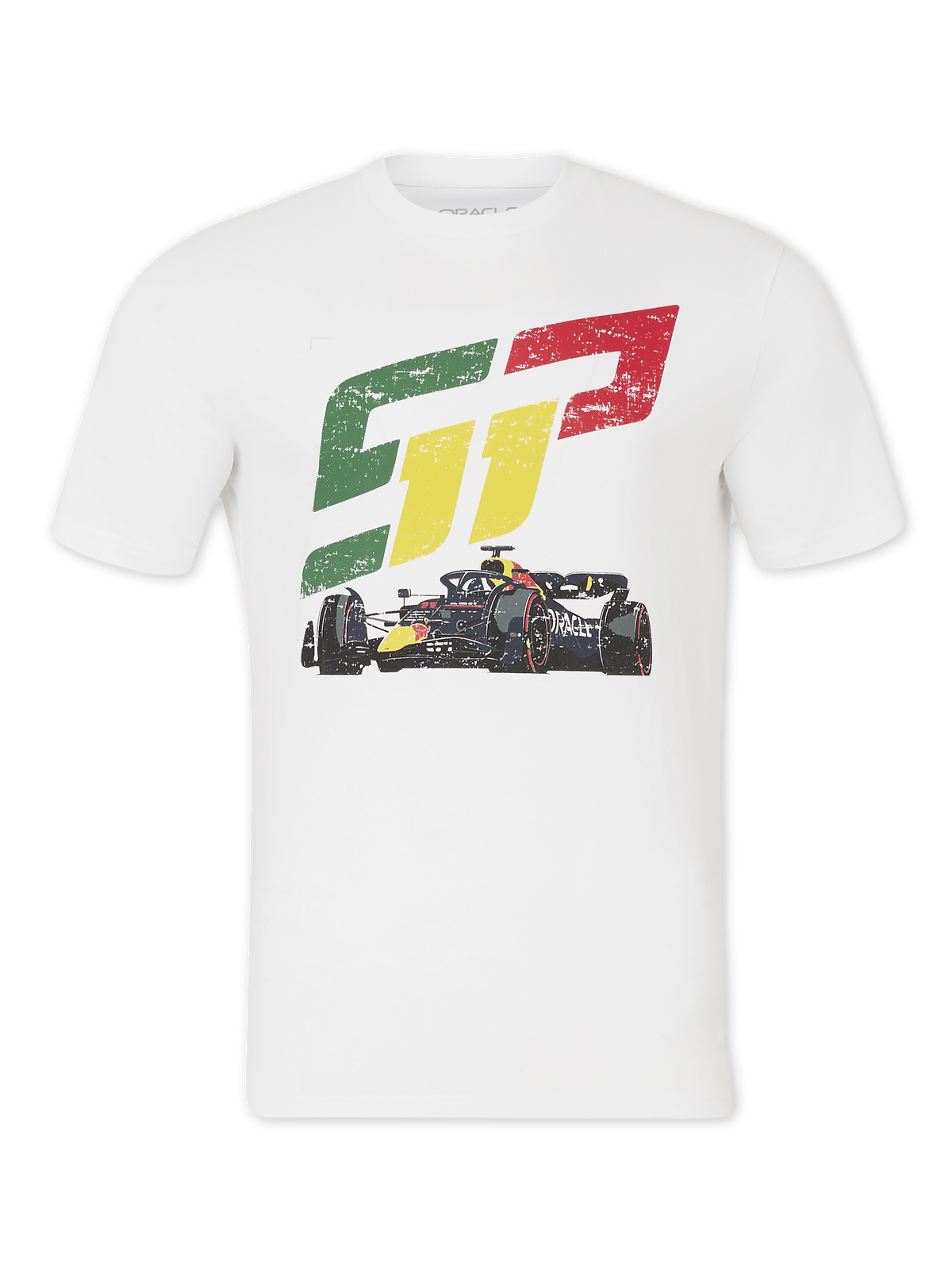 Fan-T-Shirt Sergio Pérez – Red Bull Racing F1 weiß