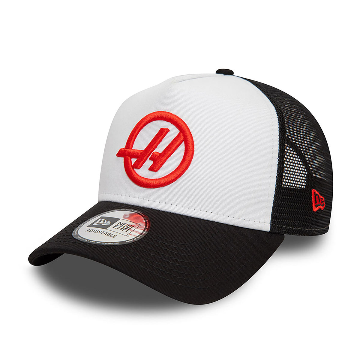 Haas F1 MoneyGram Cap EF mit großem Logo weiß