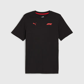 Formula 1 fan T-shirt black with small Puma logo