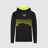 Aston Martin F1 Team Kinder-Fan-Sweatshirt GRAPHIC schwarz - 152 CM