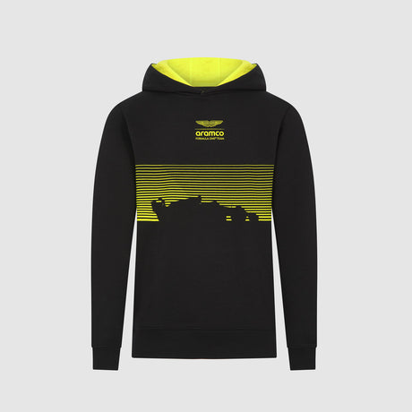 Aston Martin F1 Team kids' fan sweatshirt GRAPHIC, black - 152 CM