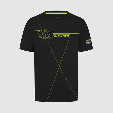 Aston Martin F1 Team Fan-T-Shirt AMF1 schwarz