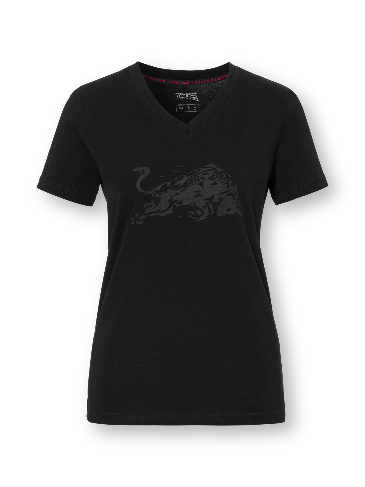 Red Bull Ring Damen-Fan-T-Shirt – Paddock schwarz