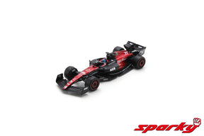 Modell Spark Alfa Romeo F1 Team C43 Valtteri Bottas im Maßstab 1:64, 2023