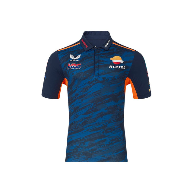 Repsol Honda MotoGP Team-Poloshirt mit Sponsorenlogos