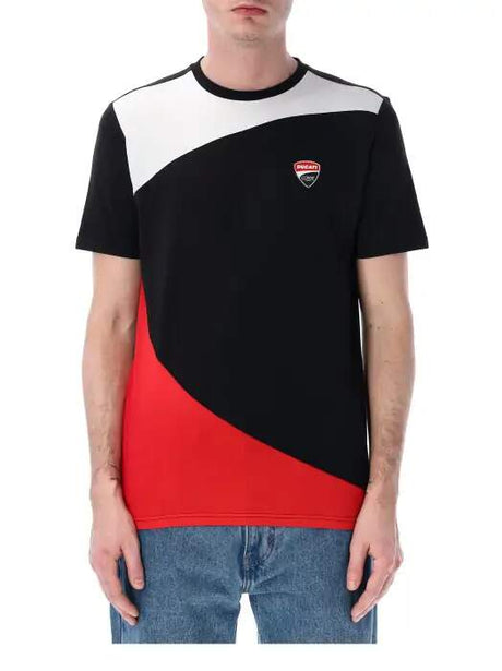 Ducati Corse Freizeit-T-Shirt schwarz mit Logo