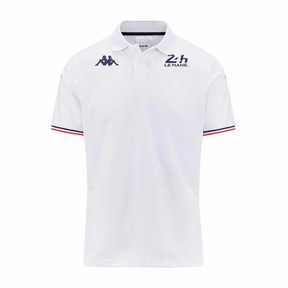 24H Le Mans men's polo shirt Le Mans, white