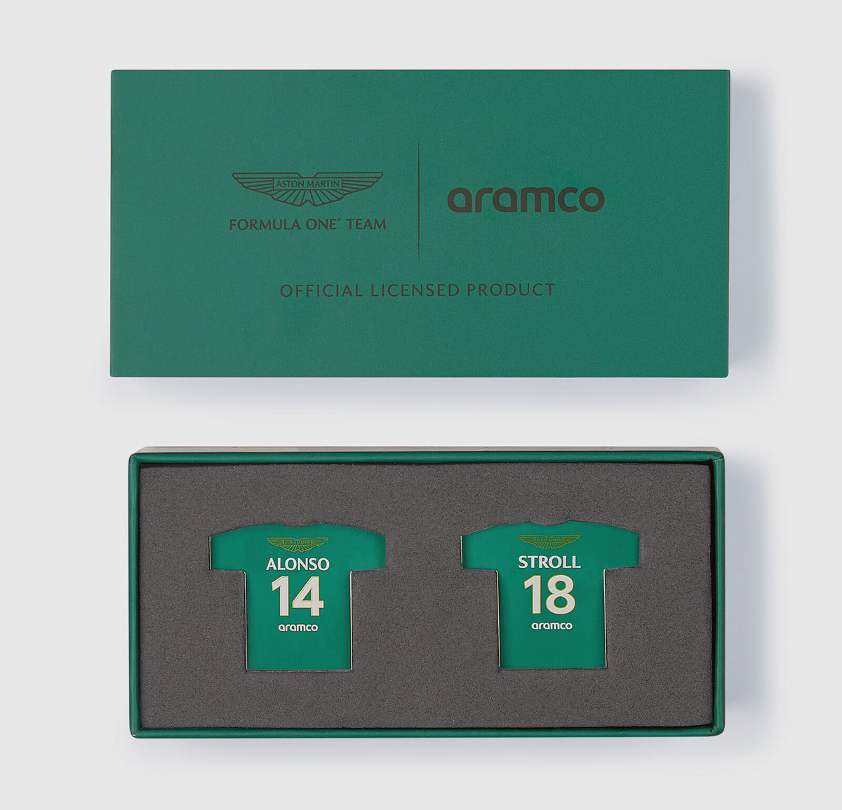Aston Martin F1 Team Fan-Anstecker-Set