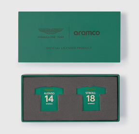 Aston Martin F1 Team Fan-Anstecker-Set