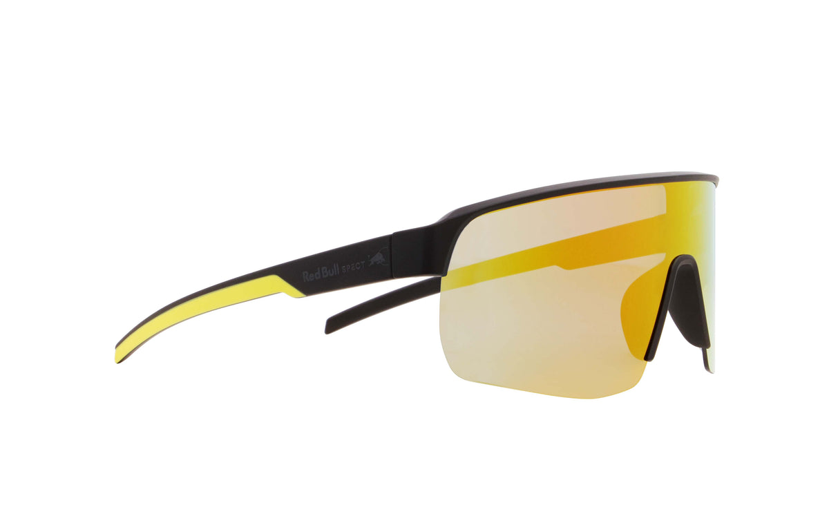 Red Bull Spect Sonnenbrille DAKOTA schwarz mit blau-gelbem Glas