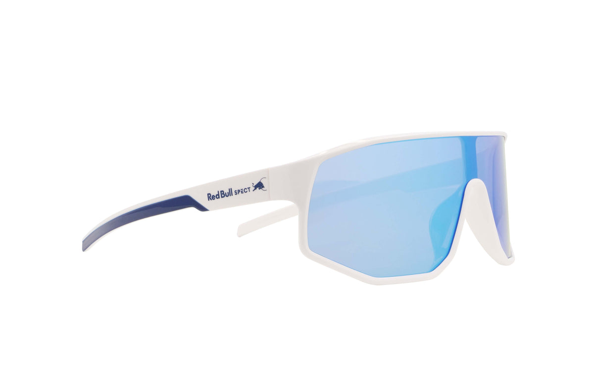 Red Bull Spect Sonnenbrille DASH weiß mit blauem Glas