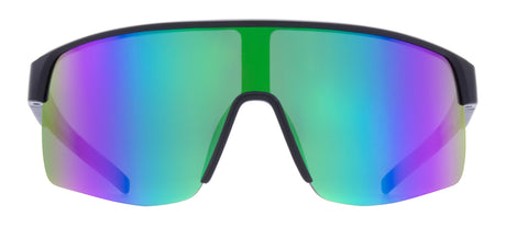 Red Bull Spect DAKOTA Sonnenbrille schwarz mit violett-grünem Glas