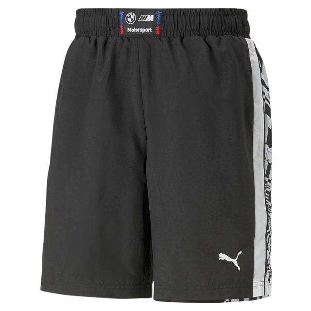 BMW men's sports shorts black with logo
