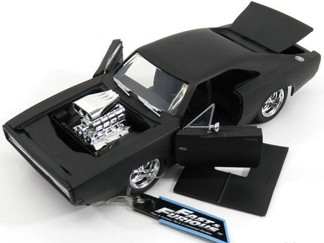 Jada Fast & Furious Dodge Charger R/T Modell im Maßstab 1:24 – Schwarz, ohne Verpackung
