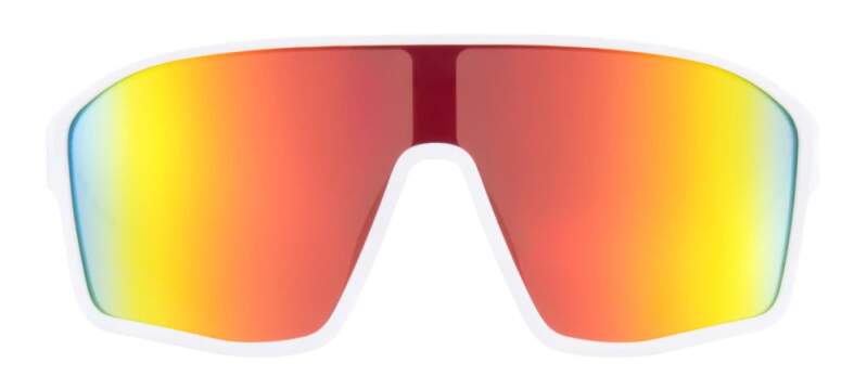 Red Bull Spect DAFT sunglasses white with red-orange lens
