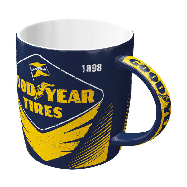 Goodyear Keramikbecher mit Motiv