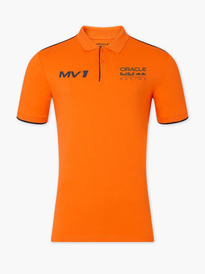 Max Verstappen MV1 casual polo shirt, orange