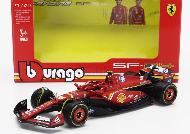 Modell Scuderia Ferrari SF-24 Bburago #55 Carlos Sainz 2024