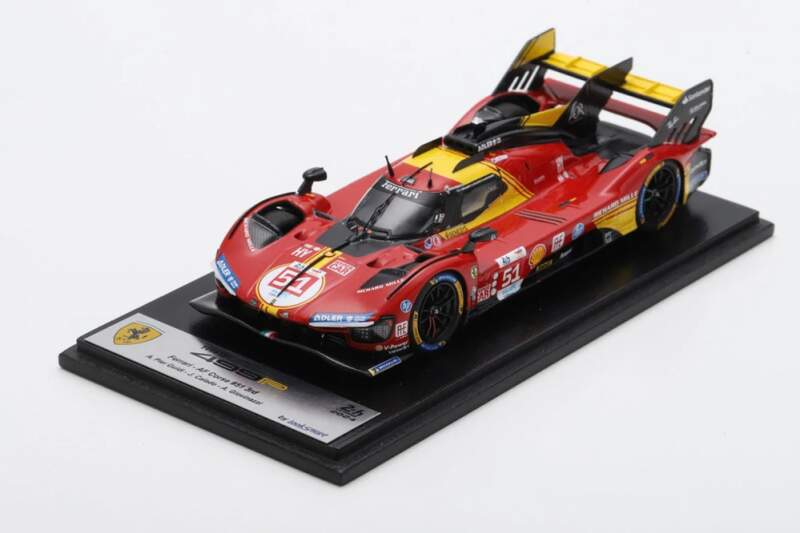 Modell LookSmart Ferrari 499P Nr. 51, 3. Platz Le Mans 2024