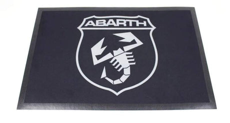 Abarth original car mat black with logo
