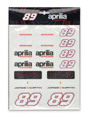 Jorge Martín large sticker pack – Aprilia