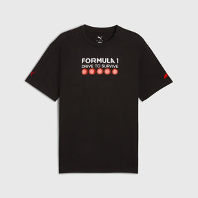 Puma F1 Drive to Survive Oversized T-Shirt – Schwarz