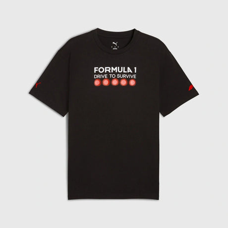Puma F1 Drive to Survive Oversized T-Shirt – Schwarz