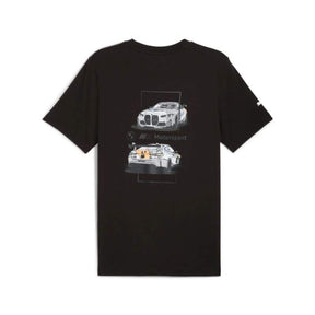 BMW Motorsport Fan-T-Shirt mit Rennmotiv schwarz