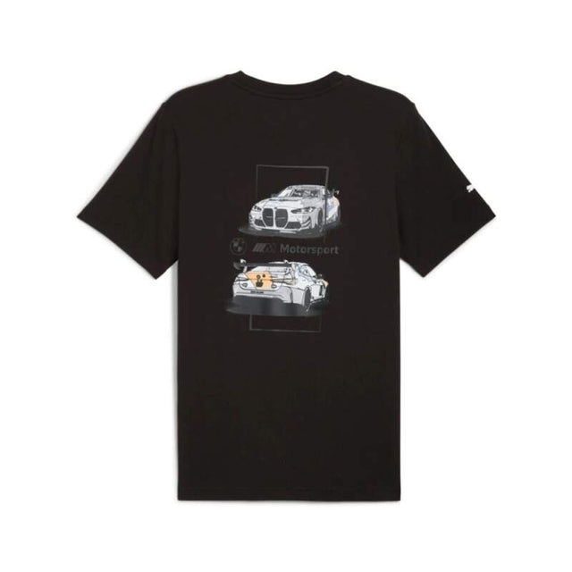 BMW Motorsport Fan-T-Shirt mit Rennmotiv schwarz