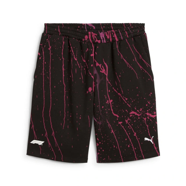 Puma Formula 1 Splash Shorts – Schwarz/Pink