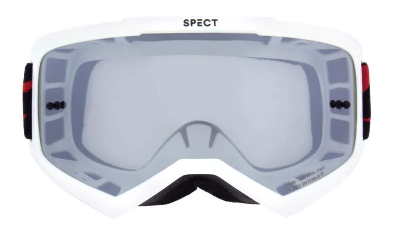 Red Bull Spect EVAN motocross goggles white with clear lens