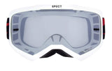 Red Bull Spect EVAN motocross goggles white with clear lens