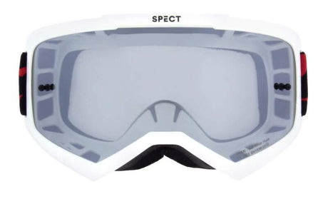 Red Bull Spect Motocrossbrille EVAN weiß mit klarem Glas