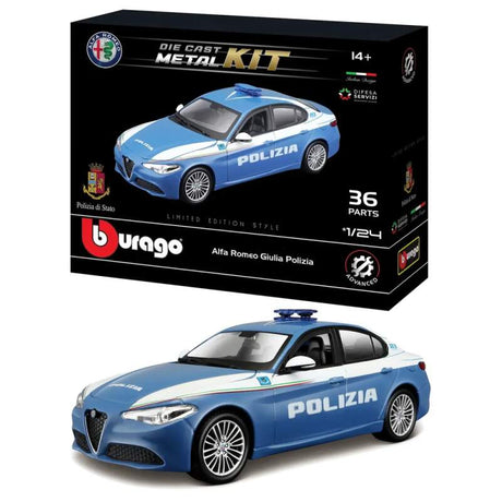 Bburago Modellbausatz Alfa Romeo Giulia Polizia