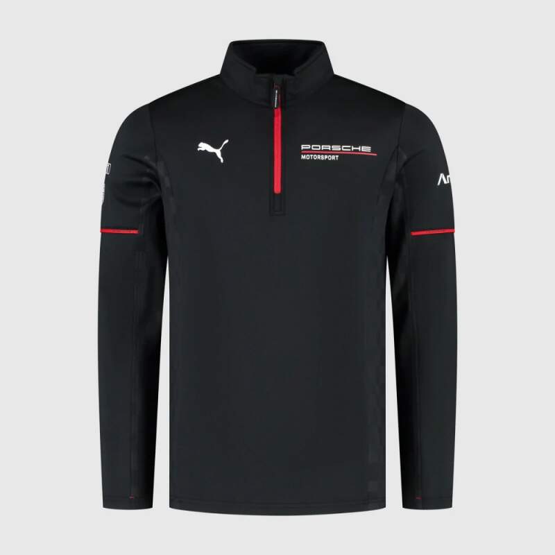Porsche Motorsport team sweatshirt with sponsor logos
