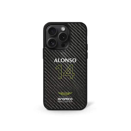 Aston Martin F1 Team Hülle für iPhone 16 Pro Max Fernando Alonso