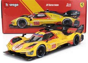 Modell Bburago Ferrari 499P Nr. 83 Le Mans 2024 im Maßstab 1:18, AF Corse