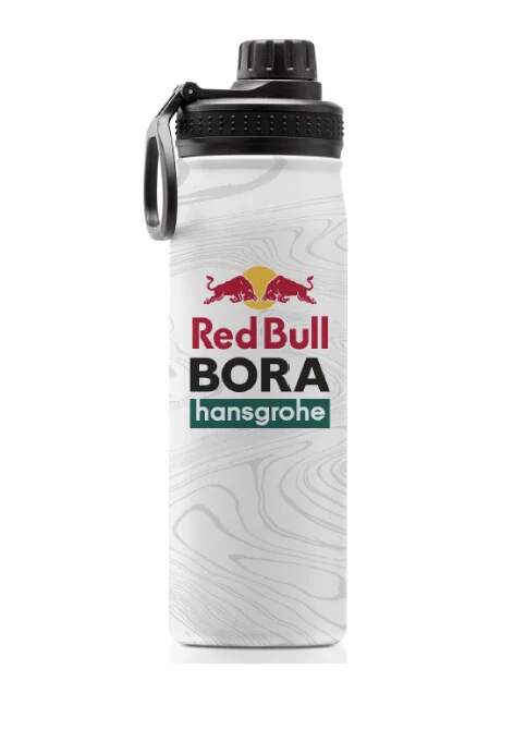 Red Bull Bora Hansgrohe Metall-Trinkflasche mit Logo