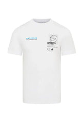 Williams Racing F1 Freizeit-T-Shirt mit Helmmotiv