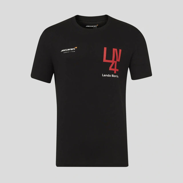 McLaren F1 Lando Norris LN4 T-Shirt – Schwarz