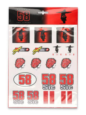 Marco Simoncelli large sticker pack