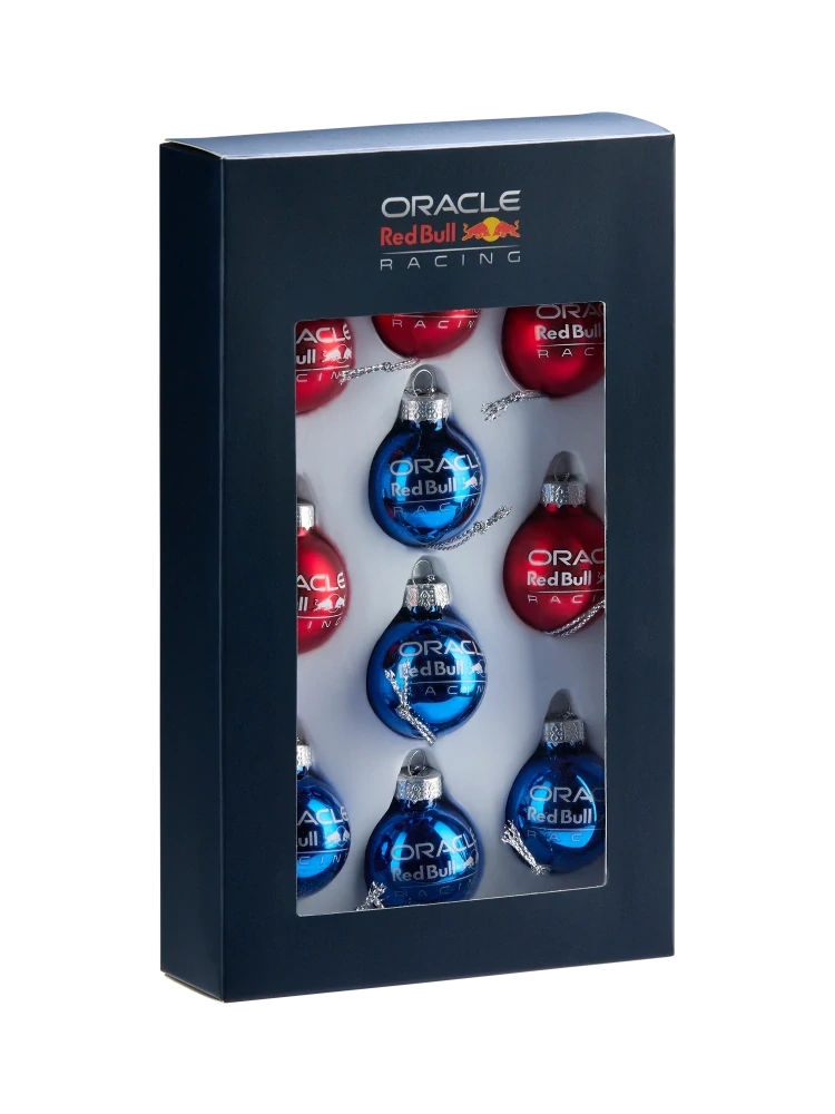 Oracle Red Bull Racing Mini-Christbaumkugeln – 10er-Set
