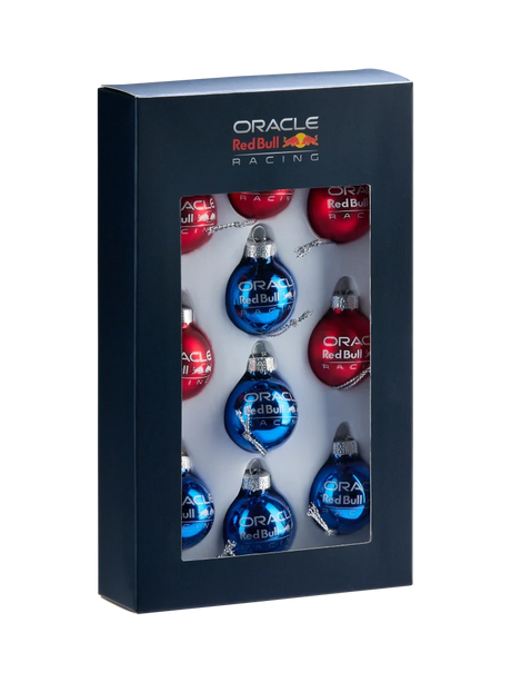 Oracle Red Bull Racing Mini Christmas Baubles – Set of 10