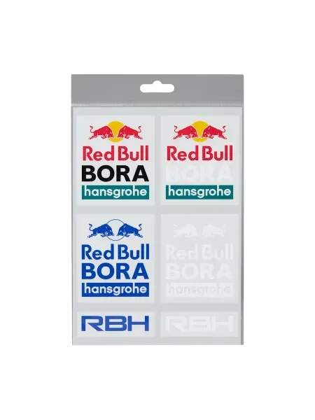 Red Bull Bora Hansgrohe Set mit 6 Aufklebern