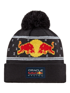 Oracle Red Bull Racing Bobble Beanie with Logo – Christmas Edition