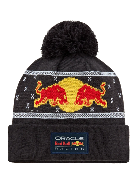 Oracle Red Bull Racing Bobble Beanie with Logo – Christmas Edition